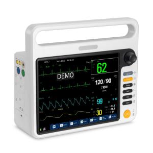 China 12.1 inch multi parameter cardiac patient monitors with HL7 compatible function, OEM/SKD accepted on sale