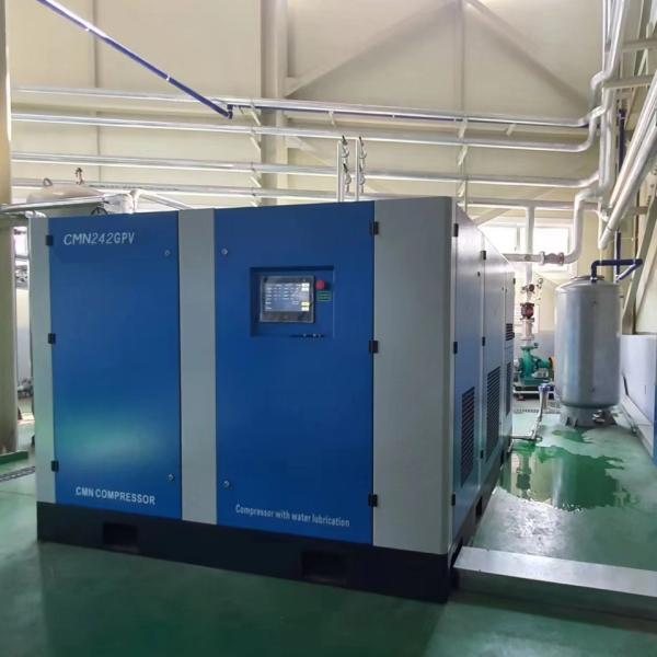 Screw Air Water Lubricated Oil Free Compressor Medicine Ferment Use