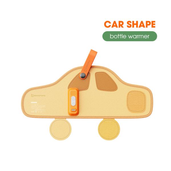 Breastmilk Smart Temperature Control Bottle Warmer PU Leather Velcro USB