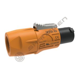 Outdoor Waterproof IP65 Led Display Power Connector Male to Female Waterproof