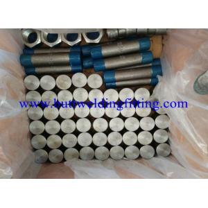 Quality ASTM B564 UNS N06617 Forged High Pressure Pipe Fittings Steel Tee / Nipple for sale