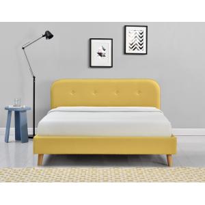 ODM Tufted Upholstered Queen Platform Bed Modern Simple 140x200Cm