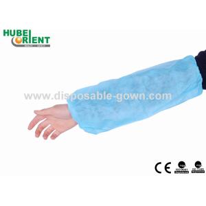 Non Woven Disposable Oversleeves With Double Elastic