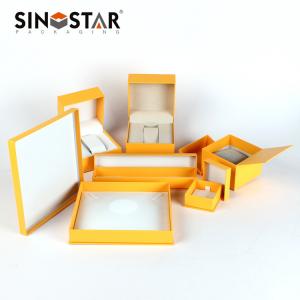 China Coated Paper Jewelry Box with Printed and Lid Closure on sale