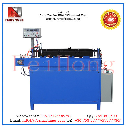 feeding and testing macine for electric heater