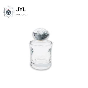 High End Perfume Resin Marble Cap Eco Friendly Stone Lids For Glass Bottle