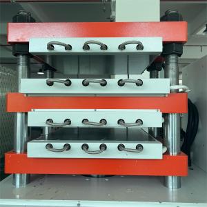 Rubber Plate Vulcanizing Compression Molding Press Machine With Double Layer