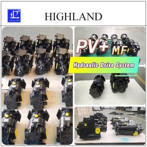 Harvester Hydraulic Drive System With Axial Piston Pump Structure