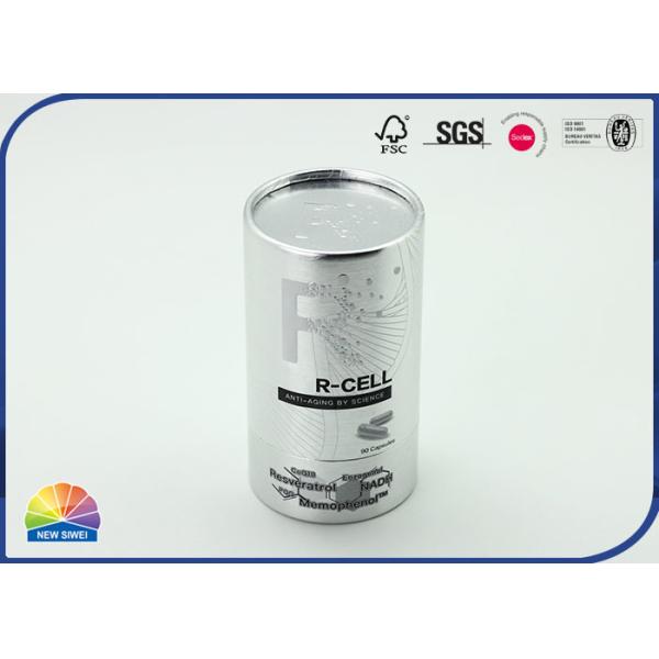 Buy Paper Packaging Tubes Cardboard Embossing Logo Aluminum Foil Inner at wholesale prices
