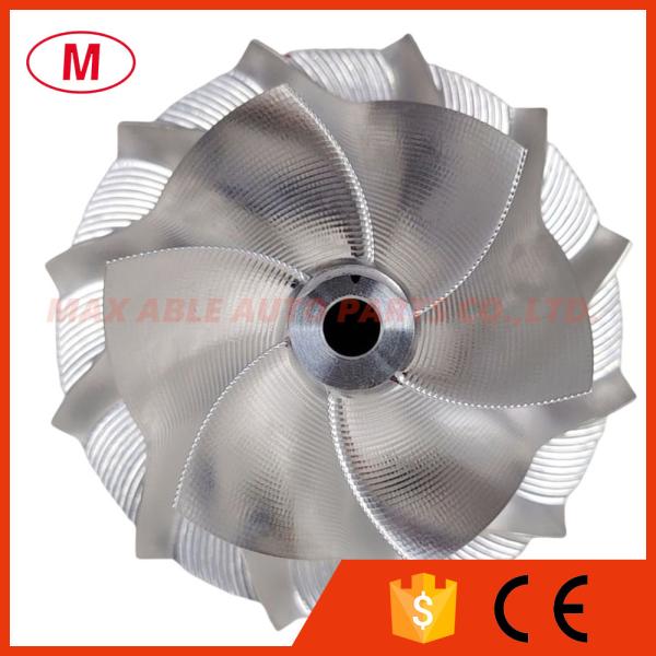 GT15-25 44.5/60.01mm 720915-0004 6+6 blades high performance air curve point milling turbo billet/milling/aluminum 2618 compressor wheel for 725364