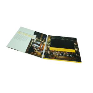 Rechargeable lcd video greeting card , 7 inch / 10 inch lcd brochures