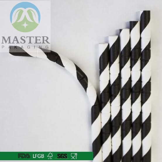 Buy 100% Biodegradable Eco-friendly FDA  approved flexible bendy paper drinkingstraws at wholesale prices