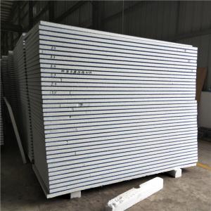 waterproof wall 50mm eps sandwich pane with 0.376mm and film both side for