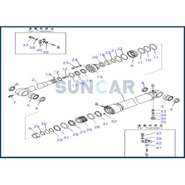 707-99-59680 7079959680 Arm Cylinder Seal Kit For KOMATSU PC290LC-10