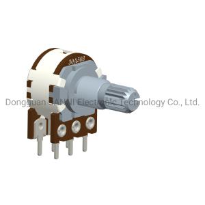 16mm Dual Unit Rotary Potentiometer Metal Shaft Sealed RV16110G0