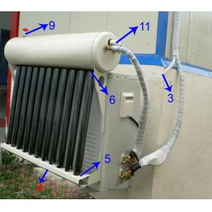 Wall Mounted 12000 Btu Solar Air Conditioner Vacuum Tube Off Grid Small Solar Ac