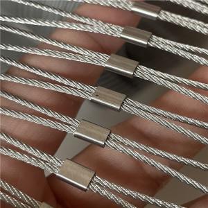 2.5mm Ferrule Type Zoo Enclosure Stainless Steel Cable Netting Mesh Safety