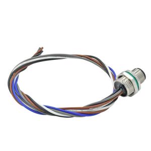 Sensor Screw Jack 5 Positions M12 Waterproof Receptacle Panel Mount M12 Wire