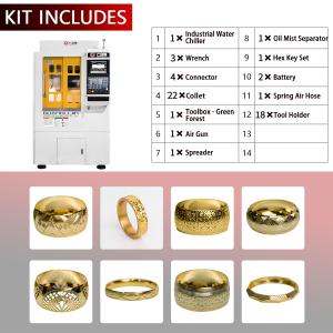 Automatic 5 Axis CNC Machine For Jewellery Manufacturing Machine