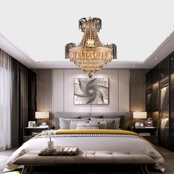 AC265v Crystal Hanging Pendant Lights Dia 400mm With 4 Heads