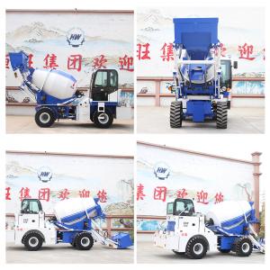 Quality 2.0m3 Self Loading Concrete Mixer Truck Self Loading Cement Truck 76Kw for sale
