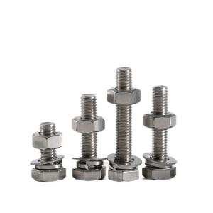 Stainless Steel HEX Bolts Nuts 304 316 M8 Size 35mm Length M12 Thread M16 Thread