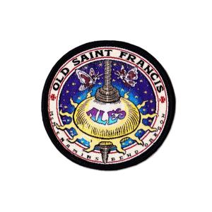 Merrowed Iron On Company Logo Patches For Clothing Rayon Material OEM