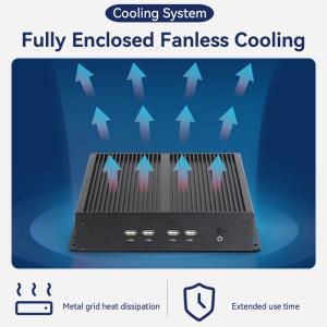 Fanless Industrial Mini Computer With Intel Core i5-3317U DDR3L 8GB RAM And 4COM