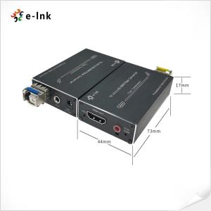 Micro Mini 4K HDMI Fiber Extender with External Audio
