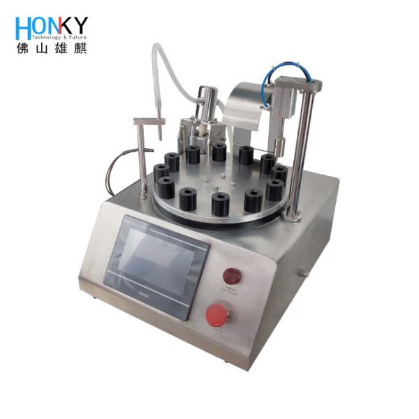 Quality 2ml Perfume Vial Sample Filling And Capping Machine With Ceramic Pump for sale