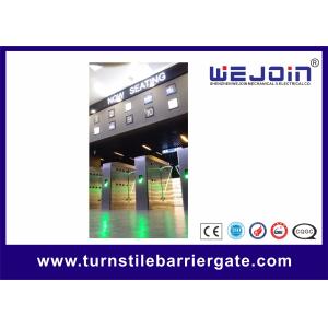 220V Intelligent Flap Barrier With Organic Glass Wing and 304 Stainless Steel