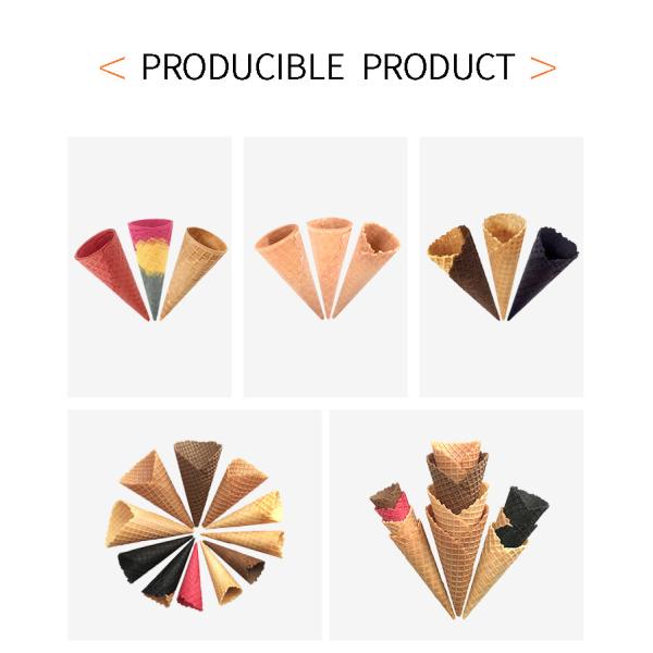 Stainless Steel Auto Multifunction Ice Cream Cone Maker Machine 55 Baking Templates