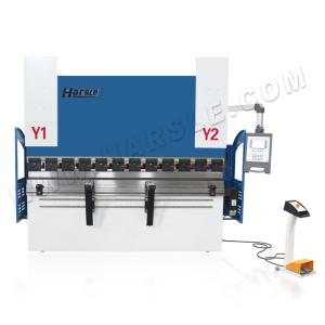 WE67K 63T2500 CNC hydraulic sheet metal bending machine press brake