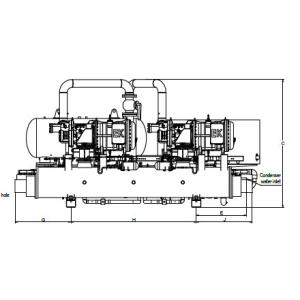 R134a Flooded Screw Compressor Water Source Heat Pump System With Smart Control