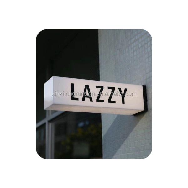 Factory Price Stainless Steel Advertising Light Box Outdoor Double Sides Led Light Box