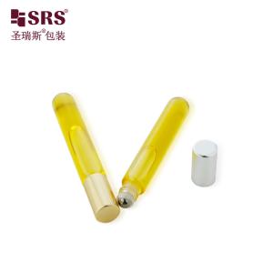 BLP-10ML Round Bottom Empty Transparent Tube Glass Roll On Essential Oil Bottle