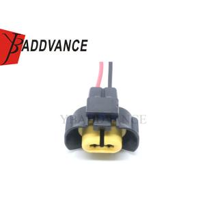 China Auto Waterproof Female Headlight Fog Lamps H11 H9 M6 Plug Connector 2 Pins Wire Harness 6189-0935 For T oyota Mazda on sale