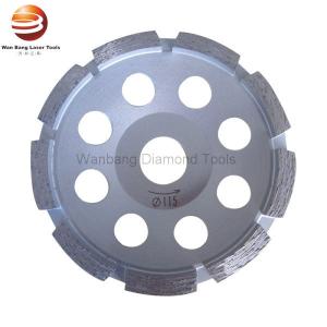 105mm 125mm 180mm Single Row Diamond Cup Wheels ISO9001