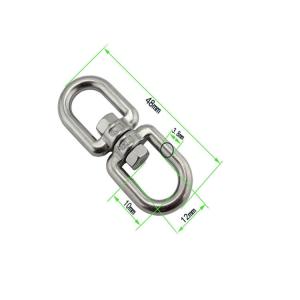 Other Stainless Steel Rigging Hardware Double Eye Hook Swivel Shackle