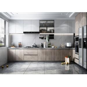 Luxury Design Home Furniture Kitchen Cabinet Lacquer Finish Wooden Cabinet