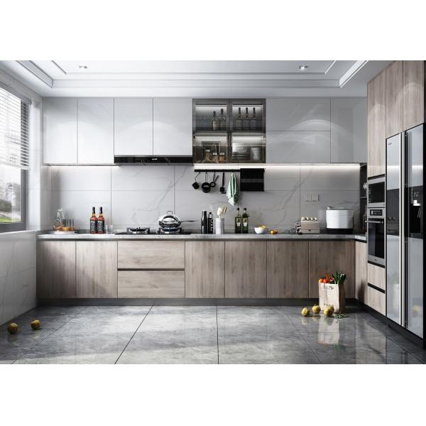 Buy Luxury Design Home Furniture Kitchen Cabinet Lacquer Finish Wooden Cabinet at wholesale prices