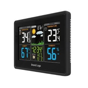 RCC Time Wireless Weather Station with Thermometer Humidity and Customized