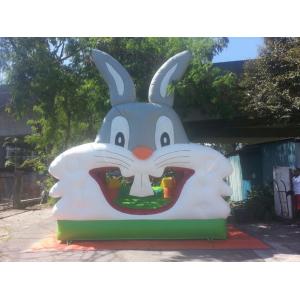 Quality Rabbit Inflatable Bouncer Castle With Slide 6x3.5x2.5m for sale