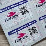 Customized Size Security QR Code Labels Roll Waterproof Paper Carton 10000