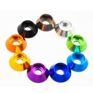 Quality Custom Aluminum Anodized Cup Washer and Bowl Washer for Reliability Test in Heavy Industry for sale