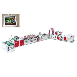 70 Pcs / Min Fully Automatic Bag Making Machine For Three Layer Rigid Hand