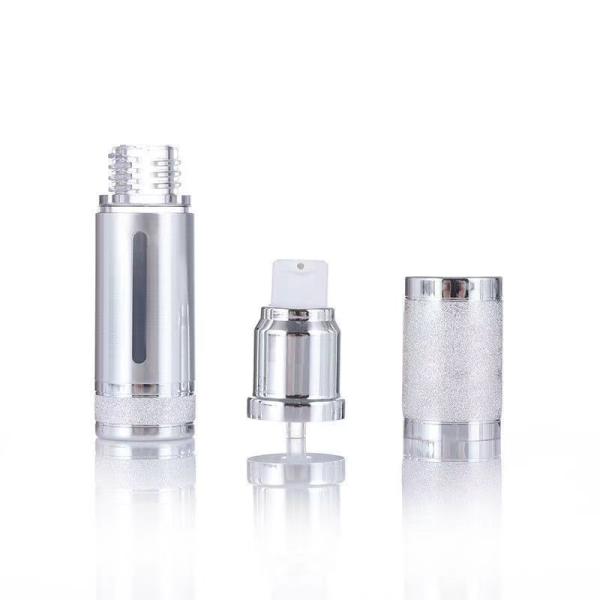 Customized Airless Pump Bottle 15ml 30ml 50ml Plastic Aluminum