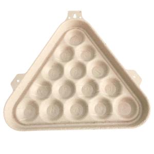 Oilproof Biodegradable Paper Packaging , Protective Molded Pulp Inserts