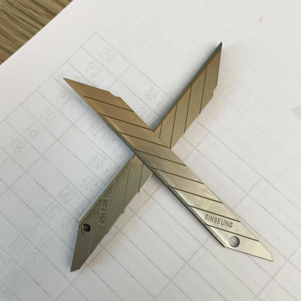 SK2 High Carbon Steel 9mm Cutter Blades for Heavy Duty Cutting in Silver