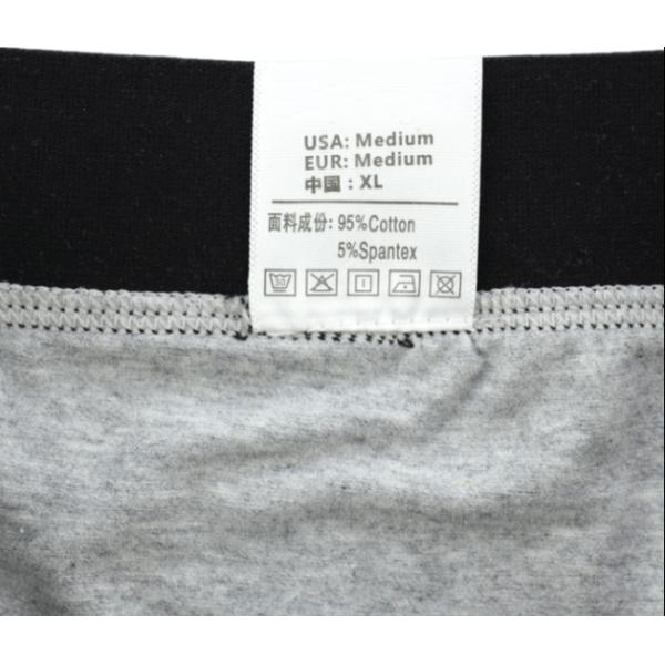 Plus Size Cotton Boxer Shorts Sports Mid-Rise Gym Boxer Briefs Custom Brand